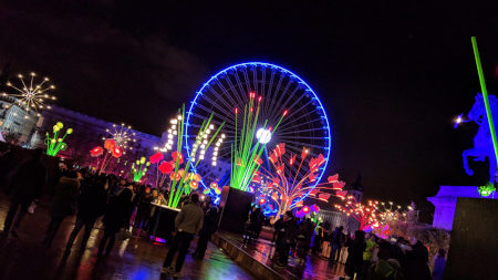 Fête des lumières in Lyon, France