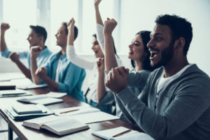 Students in the classroom