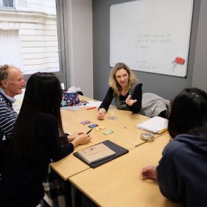 Learn French onsite writing workshop