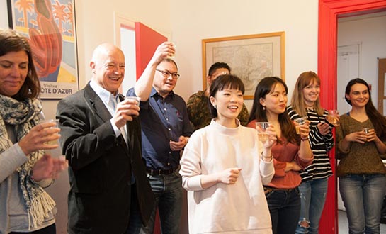 Returning students confirm the quality of our French courses