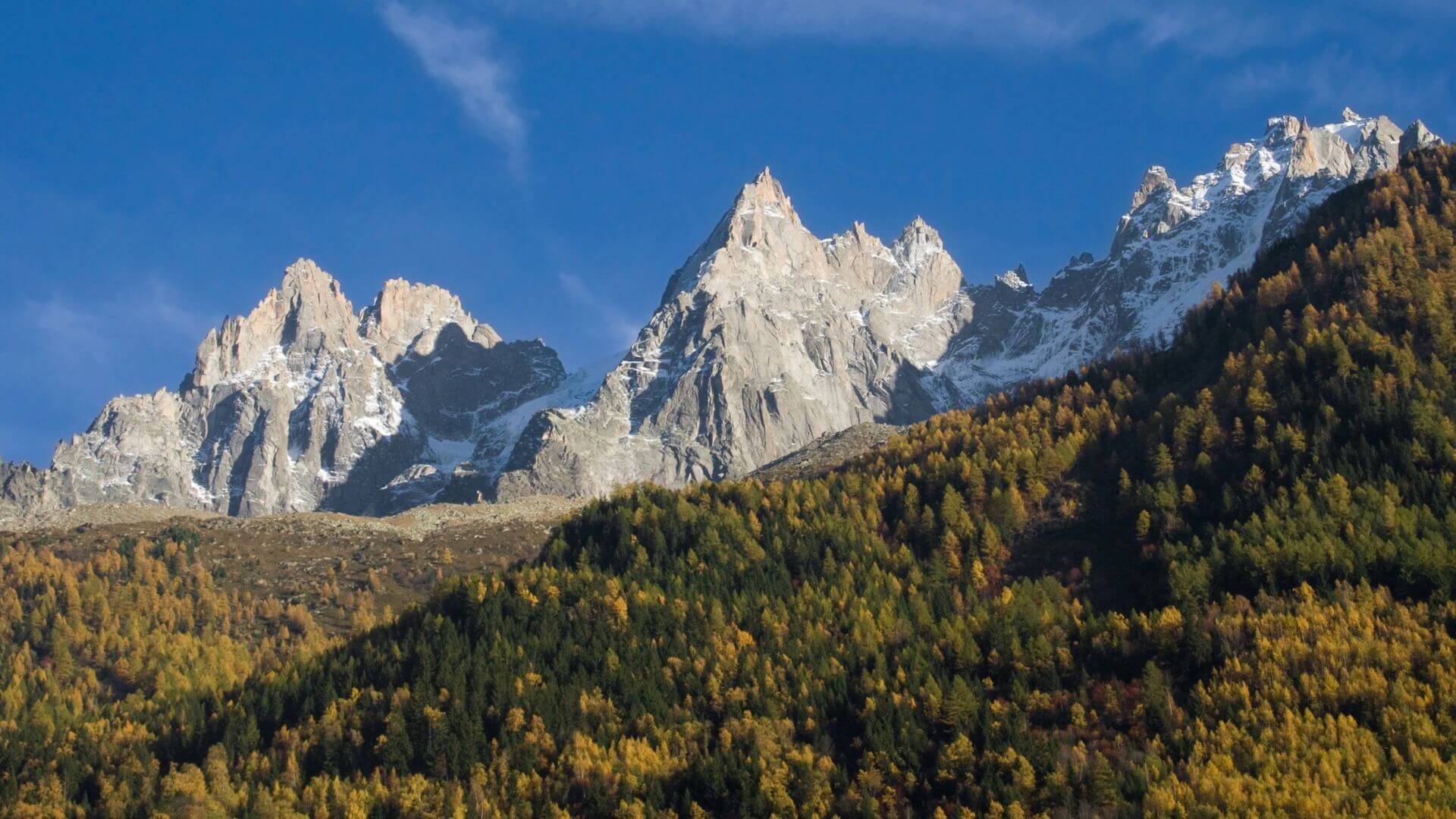 Red Aiguilles Chamonix