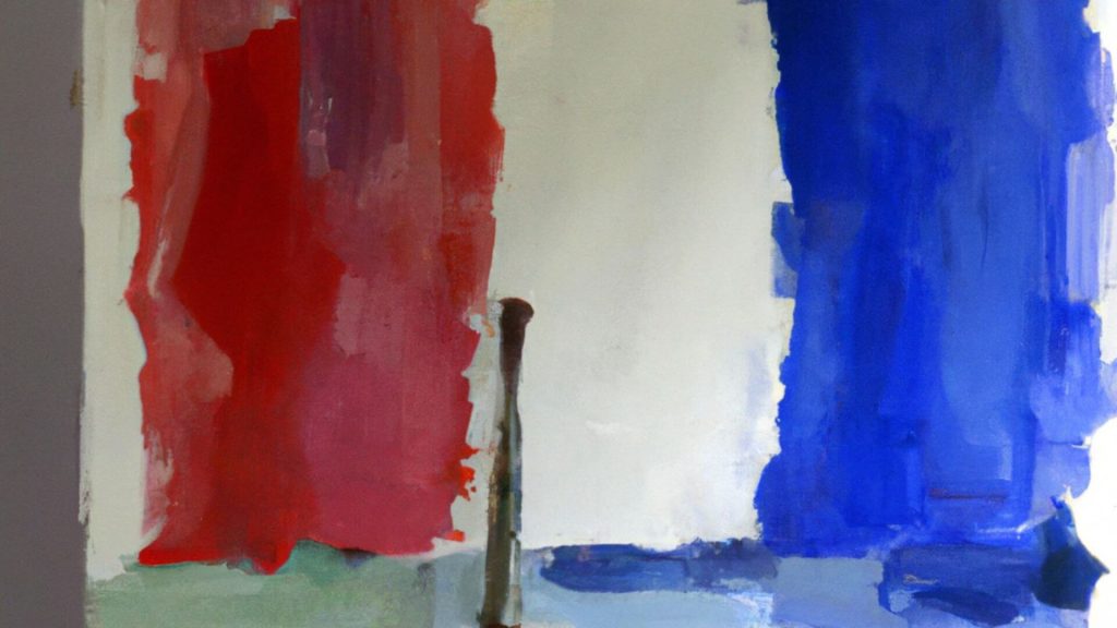 French Flag Painting